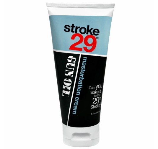 Krem do masturbacji - Gun Oil Stroke 29 Masturbation Cream 200 ml